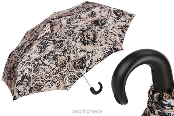 ομπρέλα | PASOTTI 257 50998-44 p - μαύρη και μπεζ πτυσσόμενη ομπρέλα 2N6B8597 γυναίκες